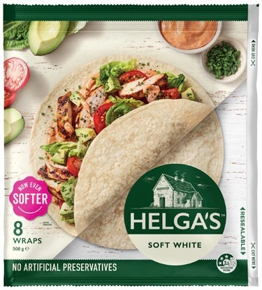 Helga’s Wraps 5-8 Pack Selected Varieties