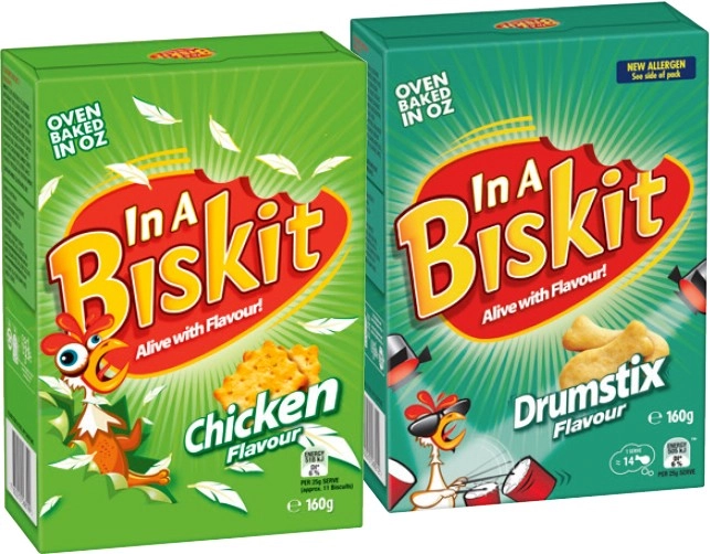 In A Biskit Flavoured Crackers 160g Selected Varieties