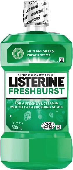 Listerine Mouthwash 500mL Selected Varieties