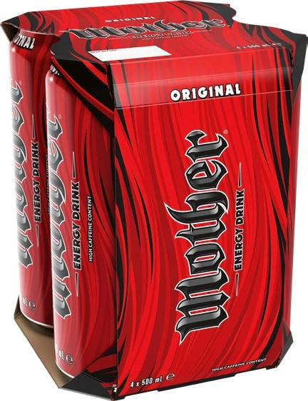 Mother Energy Drink 4x500mL Selected Varieties