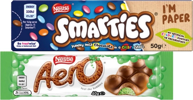 Nestlé Medium Bars 35-50g or Smarties 50g Selected Varieties