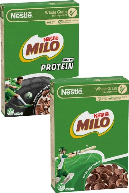 Nestlé Milo Cereal 535‑620g Selected Varieties