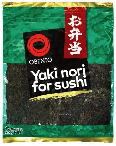 Obento Yaki Nori For Sushi 10 Sheets