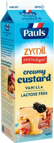 Pauls Zymil Lactose Free Vanilla Custard 1kg