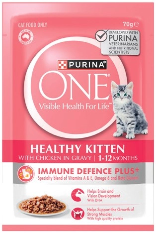 Purina One Wet Cat Food 70g Selected Varieties