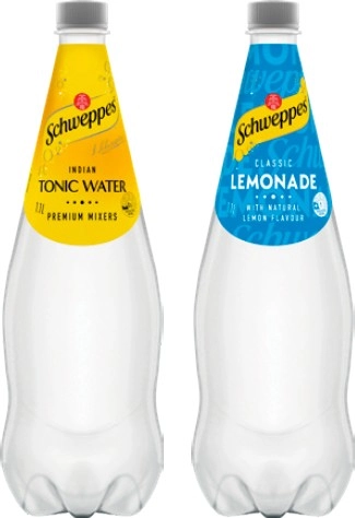 Schweppes Mixers, Soft Drink or Natural Mineral Water 1.1 Litre Selected Varieties