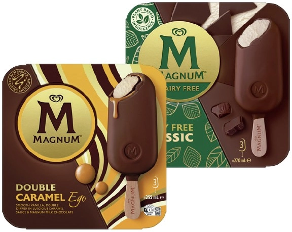 Streets Magnum Ice Cream Stick 3 Pack Selected Varieties