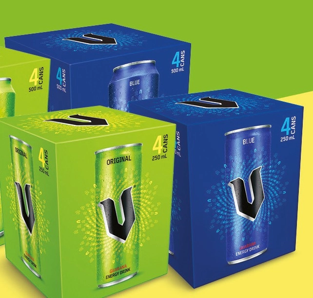 V Energy Drink 4x250mL Selected Varieties