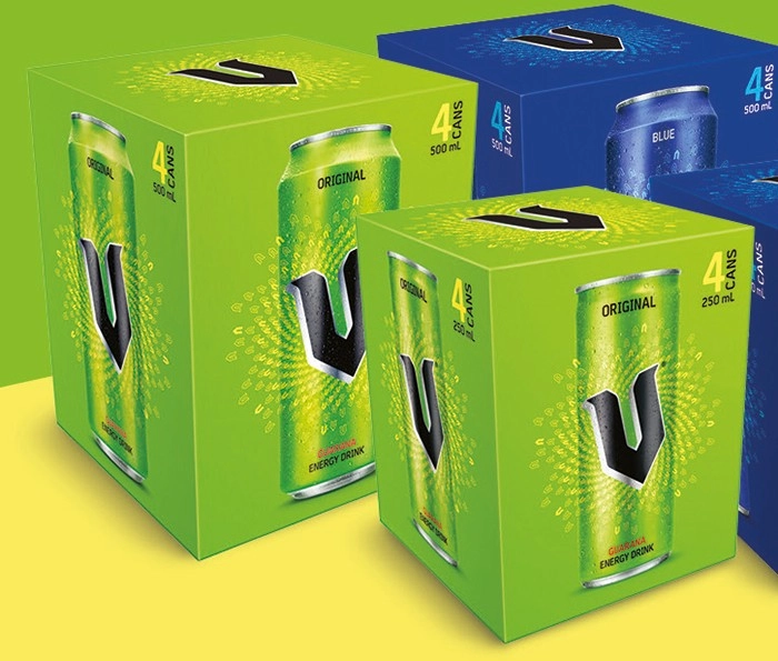 V Energy Drink 4x500mL Selected Varieties