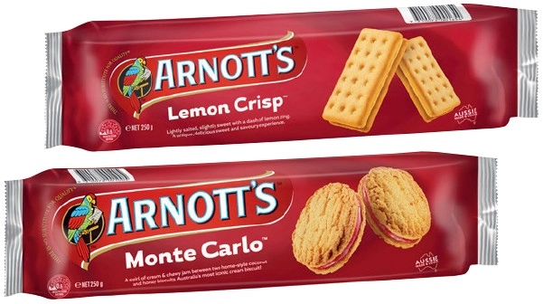 Arnott’s Cream Biscuits 200‑250g Selected Varieties