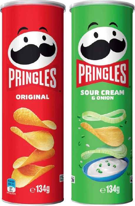 Pringles Chips 118‑134g Selected Varieties