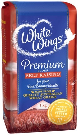 White Wings Premium Self Raising or Plain Flour 1kg