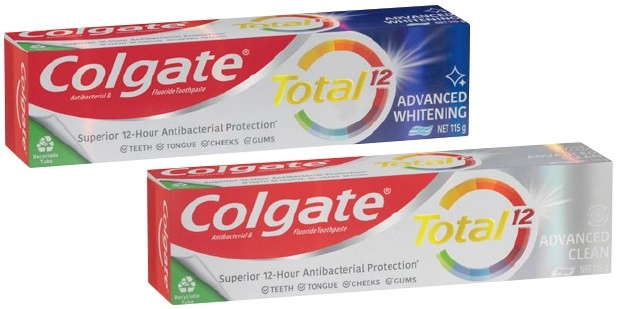 Colgate Total Premium Toothpaste 115g Selected Varieties