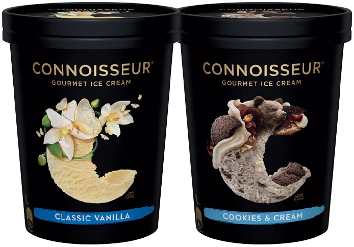 Connoisseur Gourmet Ice Cream 1 Litre Selected Varieties