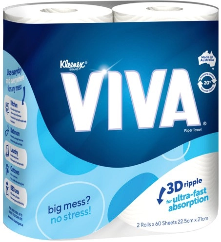 Kleenex Viva Paper Towels 2 Pack Selected Varieties