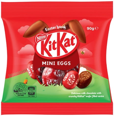 Nestle Kit Kat Mini Easter Eggs Bag 90g*