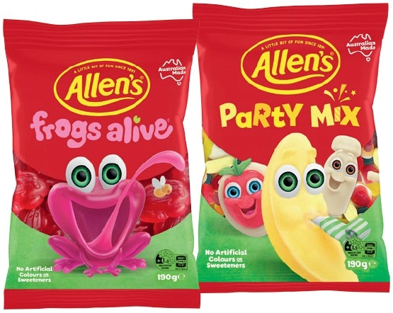 Allen’s Medium Bag 140‑200g Selected Varieties