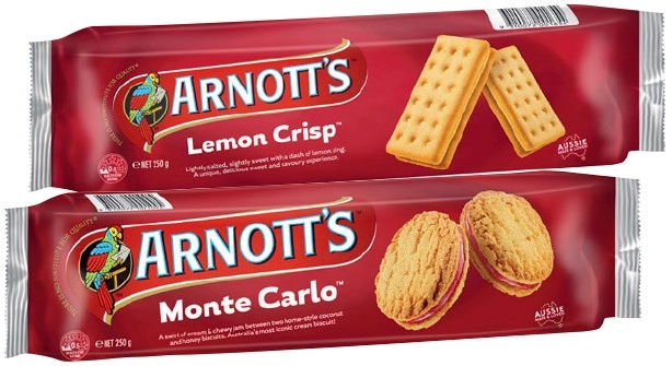 Arnott's Cream Biscuits 200‑250g Selected Varieties