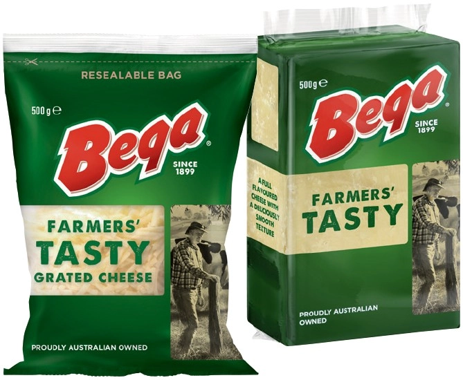 Bega Cheese Block or Grated 500g Selected Varieties