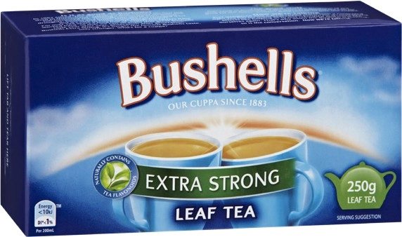 Bushells Tea Leaf Extra Strong 250g