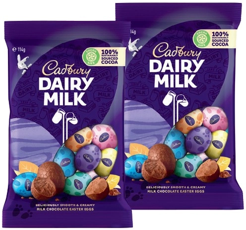 Cadbury Easter Egg Bag 110‑125g Selected Varieties*