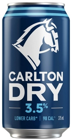 Carlton Dry 3.5% 30 Can Block