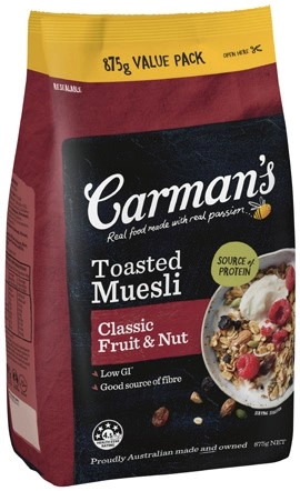 Carman’s Muesli 875g Selected Varieties