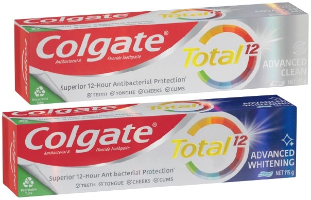 Colgate Total Premium Toothpaste 115g Selected Varieties