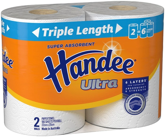 Handee Ultra Triple Length or Pro Double Length 2 Pack