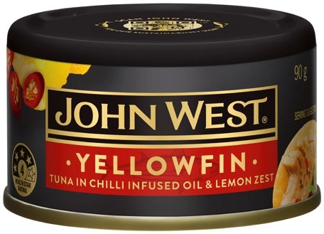 John West Yellowfin Tuna 90g Selected Varieties