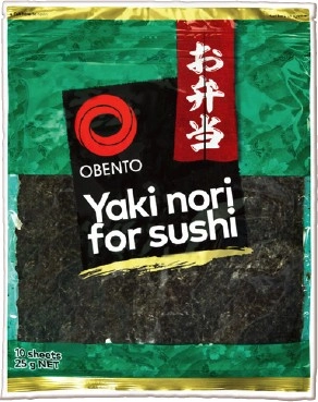 Obento Yaki Nori For Sushi 10 Sheets