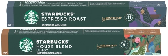 Starbucks by Nespresso Coffee Capsules 10 Pack Selected Varieties