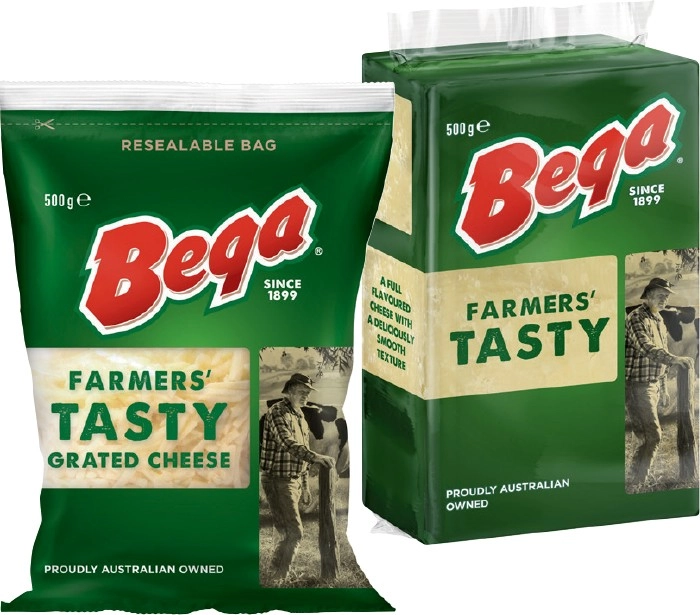 Bega Grated or Block Cheese 500g Selected Varieties