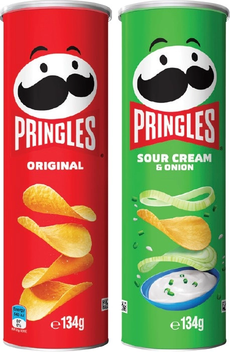 Pringles Chips 118‑134g Selected Varieties