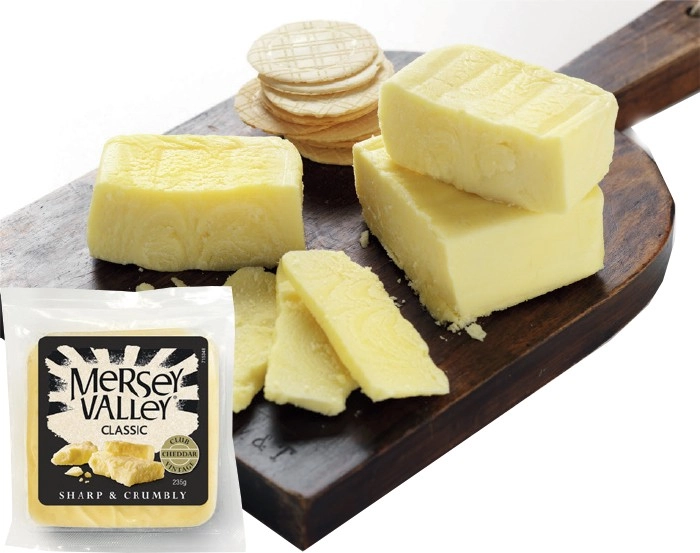 Mersey Valley Vintage Cheddar Cheese 235g Selected Varieties