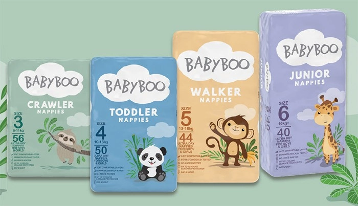 BabyBoo Nappies 40-56 Pack Selected Varieties