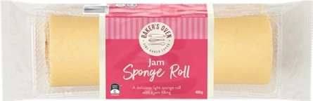 Baker’s Oven Sponge Rolls 400g Selected Varieties