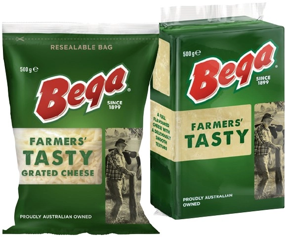 Bega Cheese Block 500g or Grated Cheese 500g Selected Varieties