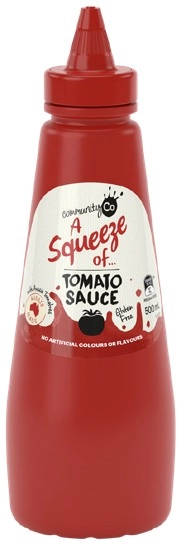 Community Co Tomato or BBQ Sauce 500mL