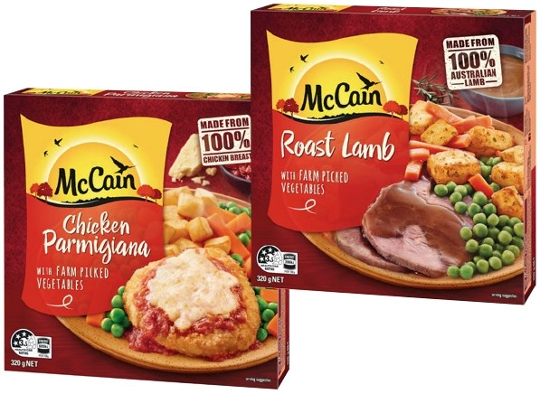 McCain Redbox Frozen Meal 310‑320g Selected Varieties