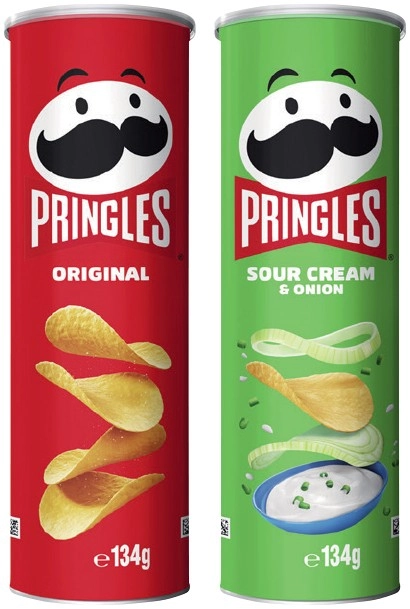 Pringles Chips 118‑134g Selected Varieties