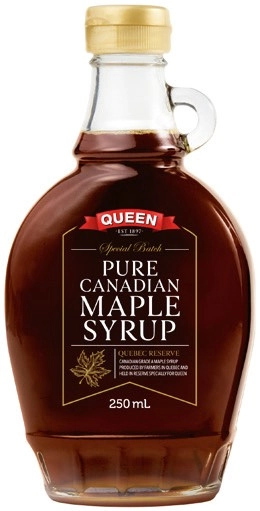 Queen Pure Canadian Maple Syrup 250mL