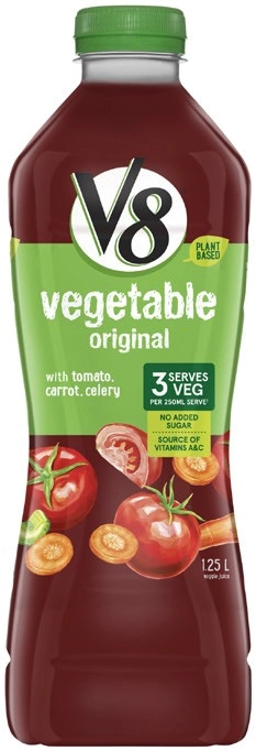 V8 Fruit & Vegetable Juice 1.25 Litre Selected Varieties