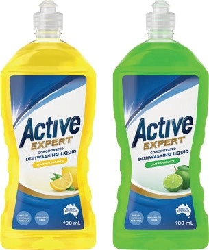 Active Expert Dishwashing Liquid 900mL Selected Varieties