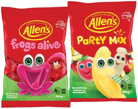 Allen’s Medium Bag 140‑200g Selected Varieties