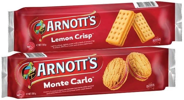 Arnott's  Cream Biscuits 200‑250g Selected Varieties