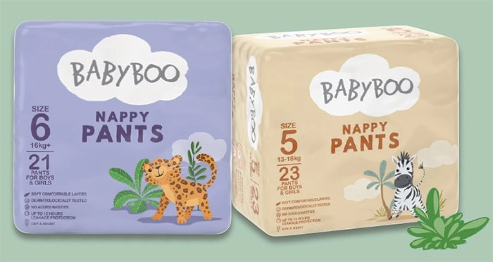 BabyBoo Nappy Pants 21-23 Pack Selected Varieties