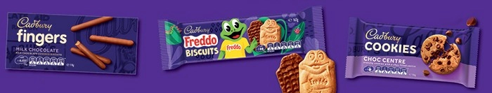 Cadbury Cookies 156g, Fingers 114g or Freddo Milk Chocolate Biscuits 167g Selected Varieties