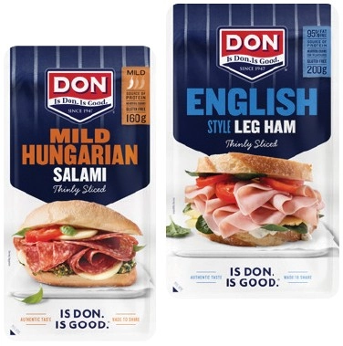 Don Shaved or Sliced Meat 160‑200g Selected Varieties