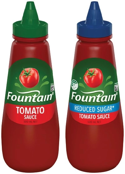 Fountain Tomato or Barbecue Squeeze Sauce 500mL Selected Varieties